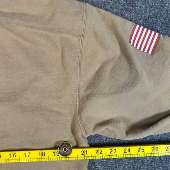 Patriot Provisions Hoodie Handcrafted‎ in USA Large Brown - Picture 8 of 9